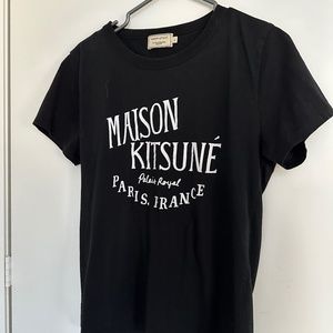 Maison Kitsune Black T-shirt